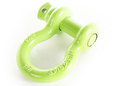 Rugged Ridge 3/4-Inch 9,500 lb. D-Ring Shackle; Green