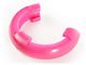Rugged Ridge 3/4-Inch D-Ring Shackle Isolators; Pink; Set of Two