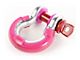Rugged Ridge 3/4-Inch D-Ring Shackle Isolators; Pink; Set of Two