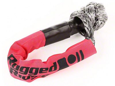 Rugged Ridge 5/16-Inch Rope Shackle and Grab Handle; 4,650 lb.