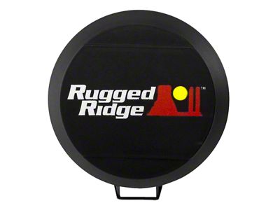 Rugged Ridge 5-Inch HID Off-Road Light Cover; Black