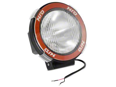 Rugged Ridge 5-Inch Round HID Off-Road Fog Light with Black Composite Housing; Single (Universal; Some Adaptation May Be Required)