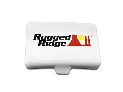 Rugged Ridge 5x7-Inch Off-Road Light Cover; White