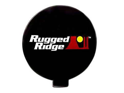 Rugged Ridge 6-Inch Off-Road Light Cover; Black