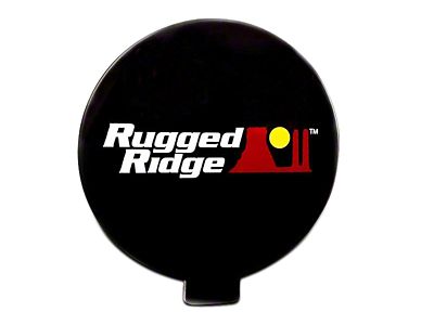 Rugged Ridge 6-Inch Slim Off-Road Light Cover; Black