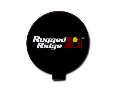 Rugged Ridge 6-Inch Off-Road Light Cover; Black