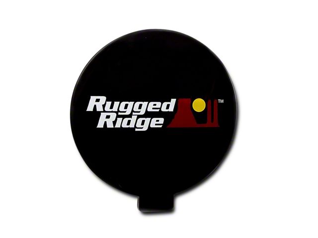 Rugged Ridge 6-Inch Off-Road Light Cover; Black