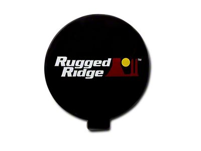 Rugged Ridge 6-Inch Slim Off-Road Light Cover; Black