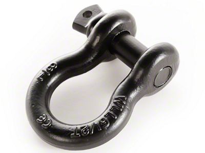 Rugged Ridge 7/8-Inch 13,500 lb. D-Ring Shackle; Black