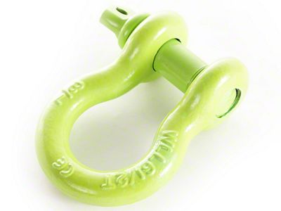 Rugged Ridge 7/8-Inch 13,500 lb. D-Ring Shackle; Green