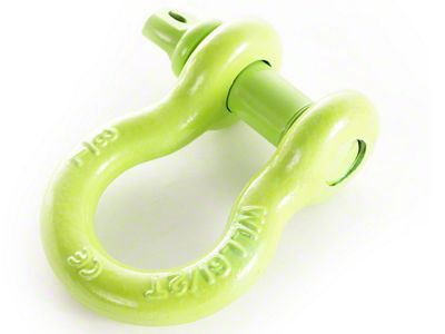 Rugged Ridge 7/8-Inch 13,500 lb. D-Ring Shackle; Green