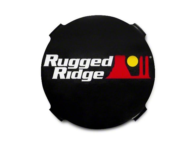 Rugged Ridge 7-Inch Halogen Off-Road Light Covers; Black