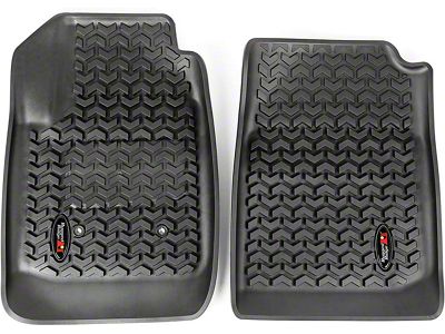 Rugged Ridge All-Terrain Front Floor Liners; Black (15-22 Canyon)