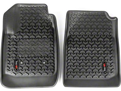 Rugged Ridge All-Terrain Front Floor Liners; Black (15-22 Colorado)