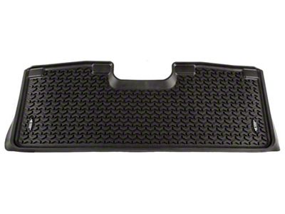 Rugged Ridge All-Terrain Rear Floor Liner; Black (17-23 F-350 Super Duty SuperCrew)