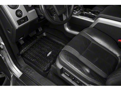 Rugged Ridge All-Terrain Front Floor Liners; Black (09-14 F-150)