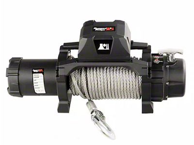 Rugged Ridge 10,000 lb.Trekker Winch with Steel Cable (Universal; Some Adaptation May Be Required)