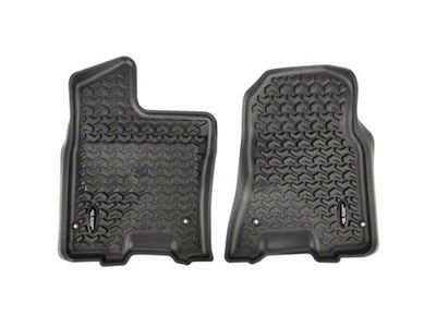 Rugged Ridge All-Terrain Front Floor Liners; Black (03-11 RAM 2500 Regular Cab, Mega Cab)