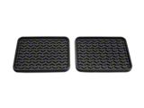 Rugged Ridge All-Terrain Rear Floor Liners; Black (02-18 RAM 1500 Quad Cab, Crew Cab, Mega Cab)