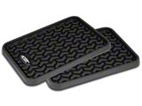Rugged Ridge All-Terrain Rear Floor Liners; Black (07-18 Sierra 1500 Extended/Double Cab, Crew Cab)