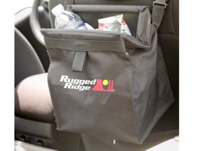 Rugged Ridge Seat Back Mounted Trash Bin (Universal; Some Adaptation May Be Required)