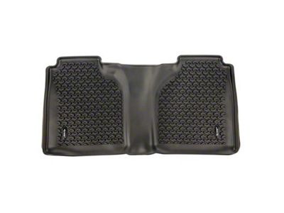 Rugged Ridge All-Terrain Rear Floor Liner; Black (20-24 Silverado 2500 HD Crew Cab)