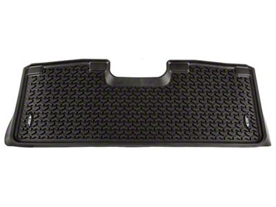 Rugged Ridge All-Terrain Rear Floor Liner; Black (17-24 F-250 Super Duty SuperCrew)