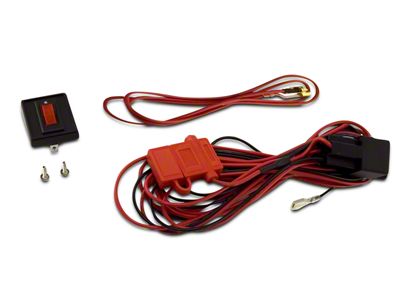 Rugged Ridge Light Installation Wiring Harness Kit for Three HID Off-Road Lights