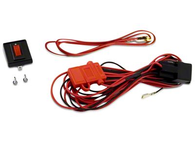 Rugged Ridge Light Installation Wiring Harness Kit for Three HID Off-Road Lights