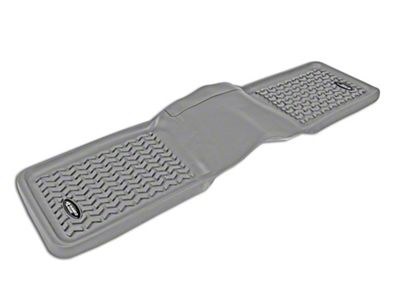 Rugged Ridge All-Terrain Rear Floor Liner; Gray (97-08 F-150 SuperCab; 04-08 F-150 SuperCrew)