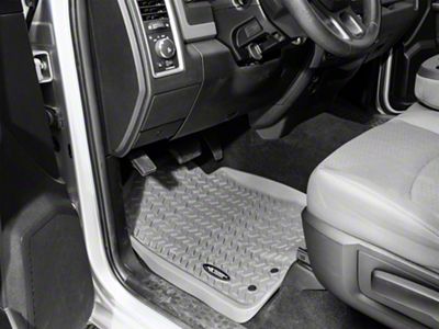 Rugged Ridge All-Terrain Front Floor Liners; Gray (02-18 RAM 1500)