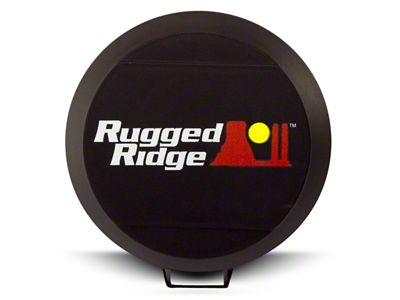 Rugged Ridge 5-Inch HID Off-Road Light Cover; Black