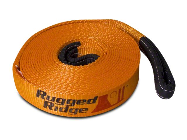 Rugged Ridge 3-Inch x 30-Foot Recovery Strap; 30,000 lb.