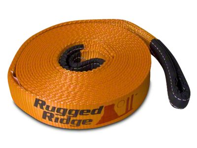 Rugged Ridge 4-Inch x 30-Foot Recovery Strap; 40,000 lb.