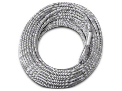 Rugged Ridge 10,500 lb. Winch Steel Cable; 23/64-Inch x 94-Foot