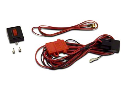 Rugged Ridge Light Installation Wiring Harness Kit for Three HID Off-Road Lights