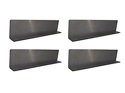 Rust Buster Universal Frame Repair Plate Kit; 4-Piece (Universal; Some Adaptation May Be Required)