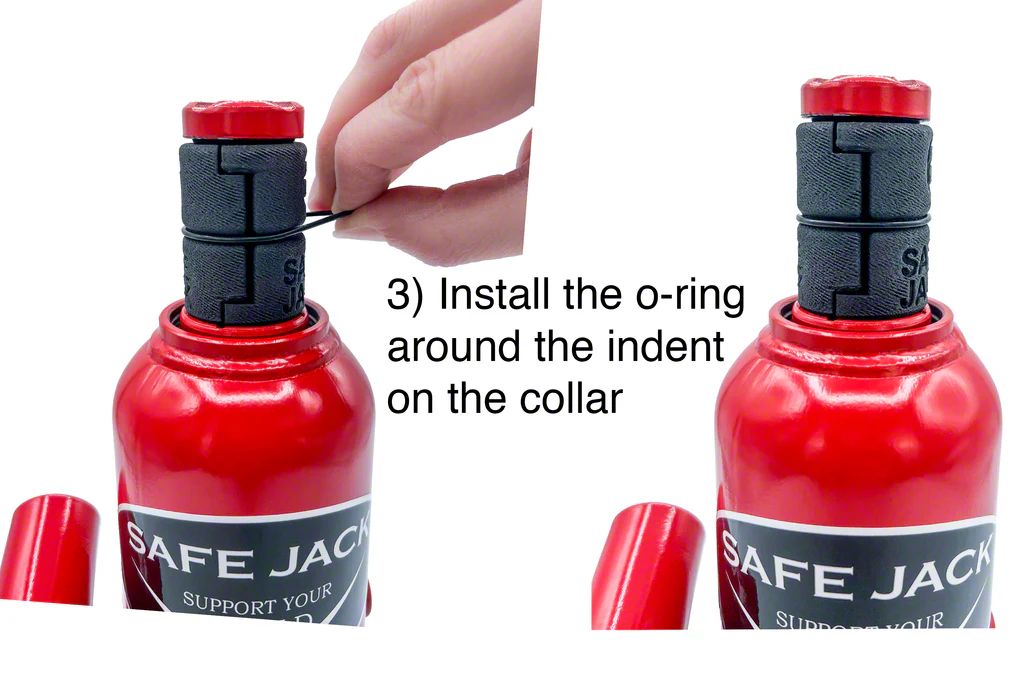 Safe Jack Universal AT 6-Ton Bottle Jack Extension Screw Collar