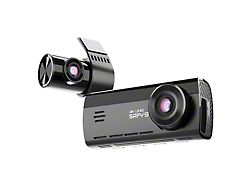 SAFY 4K AI-Powered Night Vision LCD Dash Cam; 64GB (Universal; Some Adaptation May Be Required)