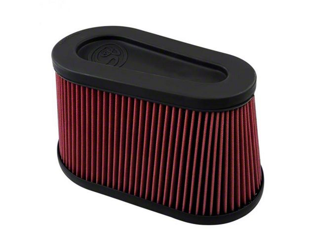 S&B Replacement Oiled Cleanable Cotton Filter (20-24 6.6L Duramax Sierra 2500 HD)