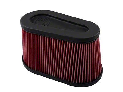 S&B Replacement Oiled Cleanable Cotton Filter (20-24 6.6L Duramax Sierra 3500 HD)
