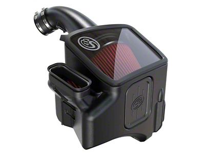 S&B Cold Air Intake with Oiled Cleanable Cotton Filter (20-23 6.6L Duramax Silverado 3500 HD)