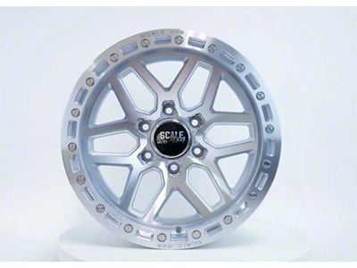 Scale 4x4 Wheels S02 Machined 6-Lug Wheel; 17x8.5; -10mm Offset (07-13 Sierra 1500)