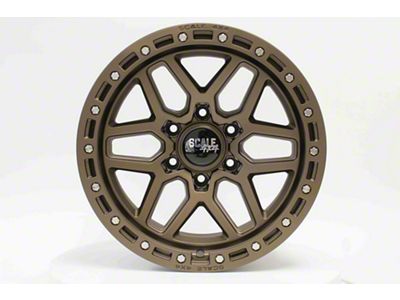 Scale 4x4 Wheels S02 Matte Bronze 6-Lug Wheel; 17x8.5; -10mm Offset (14-18 Sierra 1500)
