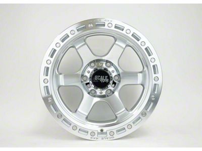 Scale 4x4 Wheels S03 Machined 6-Lug Wheel; 17x9; -25mm Offset (14-18 Sierra 1500)
