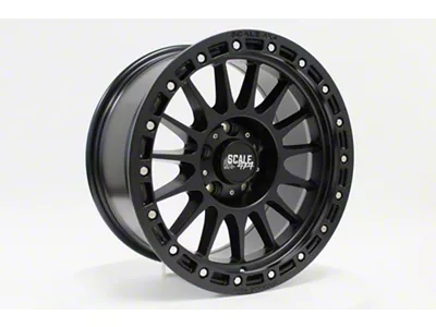 Scale 4x4 Wheels S01 Matte Black 6-Lug Wheel; 17x8.5; 0mm Offset (15-20 Tahoe)