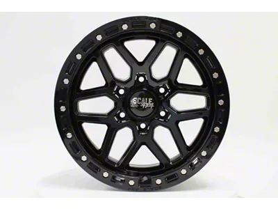 Scale 4x4 Wheels S02 Glossy Black 6-Lug Wheel; 17x8.5; -10mm Offset (15-20 Tahoe)