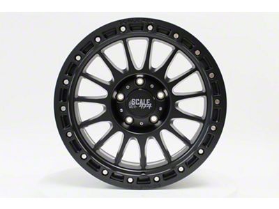 Scale 4x4 Wheels S01 Matte Black 6-Lug Wheel; 17x9; -10mm Offset (19-23 Ranger)