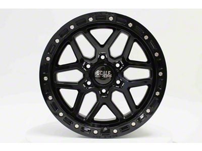 Scale 4x4 Wheels S02 Glossy Black 6-Lug Wheel; 17x8.5; -10mm Offset (19-23 Ranger)