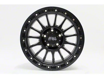 Scale 4x4 Wheels S01 Matte Black 6-Lug Wheel; 17x9; -10mm Offset (23-25 Canyon)